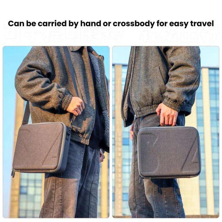 For DJI Flip Sunnylife FP-B959 Organizer Bag Smooth Flying Kit Crossbody Bag(Gray)