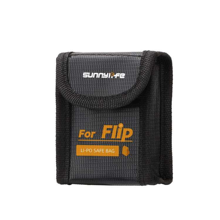 For DJI Flip Sunnylife Battery Explosion Proof Bag Li-ion Safety Storage Bag Flame Retardant Prot...