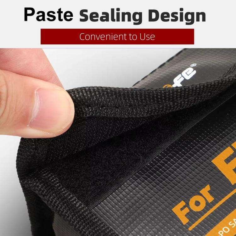 For DJI Flip Sunnylife Battery Explosion Proof Bag Li-ion Safety Storage Bag Flame Retardant Prot...