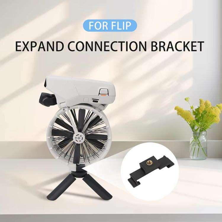 For DJI Flip CQT Drone Adapter Expansion Bracket 1/4 Connector to Tripod Fixed Shooting Accessori...