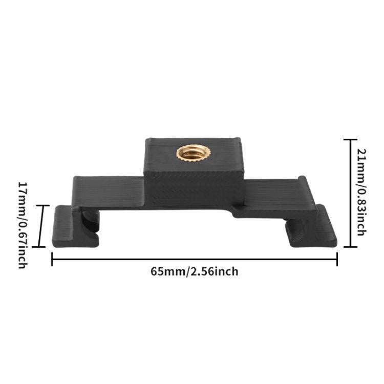 For DJI Flip CQT Drone Adapter Expansion Bracket 1/4 Connector to Tripod Fixed Shooting Accessori...