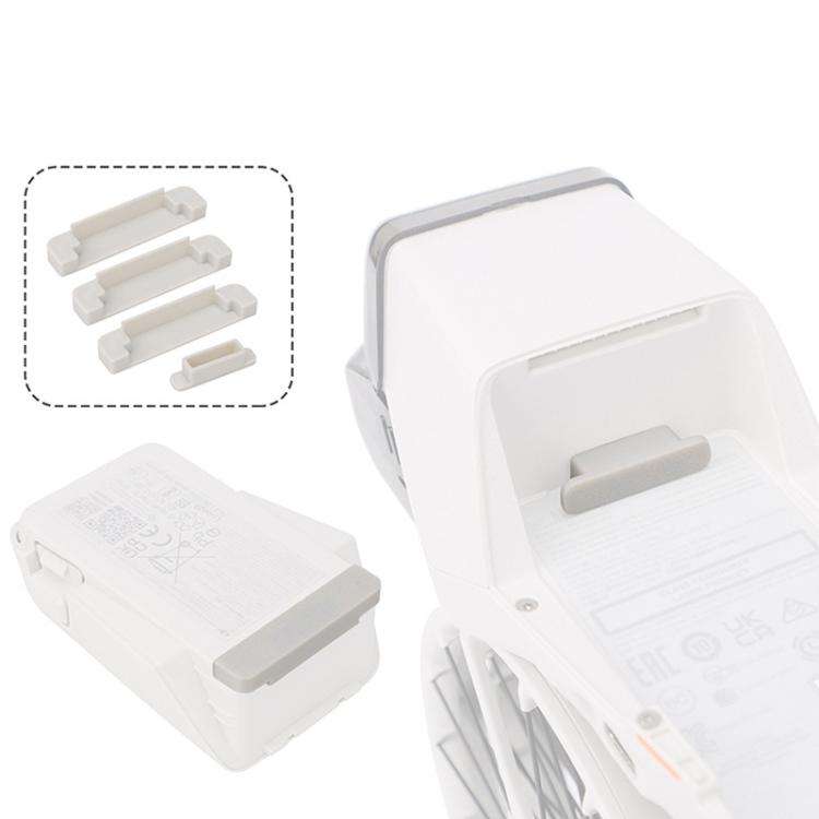 For DJI Flip CQT 4 In 1 Battery Charging Port Dust Plug Moisture Resistant Short Circuit Oxidatio...