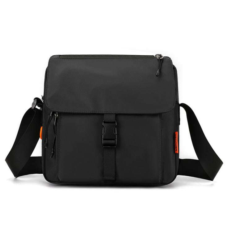 WEPOWER Casual Men Women Unisex Crossbody Bag Waterproof Couple Shoulder Bag(Black)