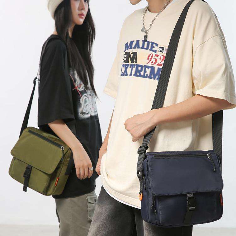 WEPOWER Casual Men Women Unisex Crossbody Bag Waterproof Couple Shoulder Bag(Army Green)