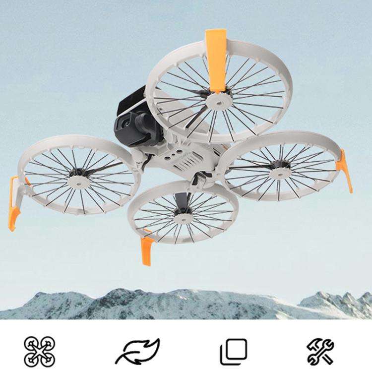 For DJI Flip CQT 4 In 1 Drone Folding Booster Stand Scratch and Wear Resistant Landing Protective...