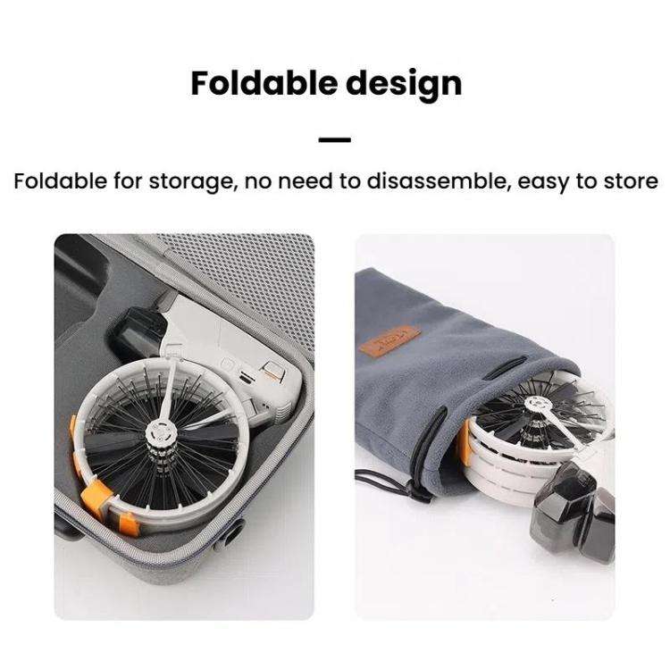 For DJI Flip CQT 4 In 1 Drone Folding Booster Stand Scratch and Wear Resistant Landing Protective...