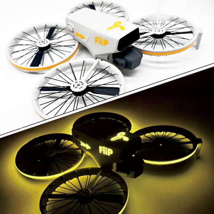 For DJI Flip CQT Drone Light Up Stickers Cool Fuselage Luminous Stickers(Yellow)