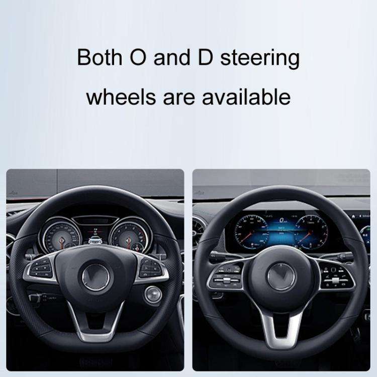 38cm Plush Soft Warm Car Steering Wheel Cover Without Inner Ring(Brown)