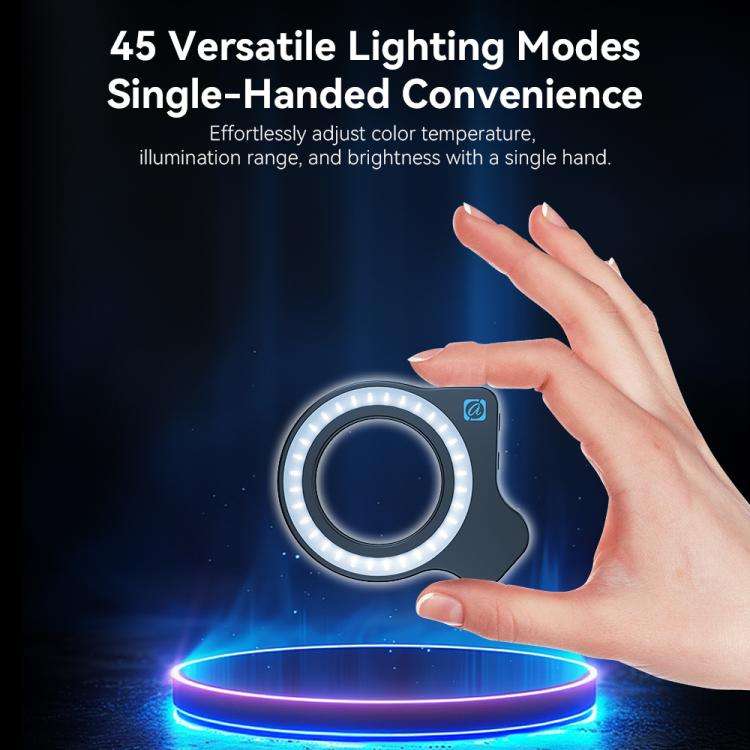 APEXEL APL-FL26 Jewelry Food Still Life Tri-color 9-speed Slim Ring Macro Photography Fill Light
