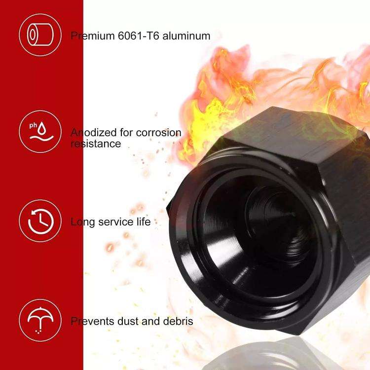 AN4 Oil Pipe Plug Aluminum Alloy Nut Car Modification Adapter