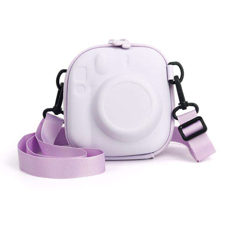 For FUJIFILM Instax Mini7+/8/9/11/12/40 Universal Hard Case Bag EVA Storage Bag(Purple)