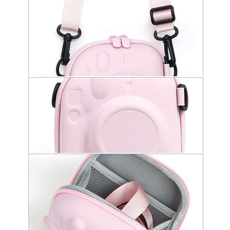 For FUJIFILM Instax Mini7+/8/9/11/12/40 Universal Hard Case Bag EVA Storage Bag(Pink)