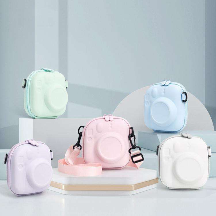 For FUJIFILM Instax Mini7+/8/9/11/12/40 Universal Hard Case Bag EVA Storage Bag(Pink)