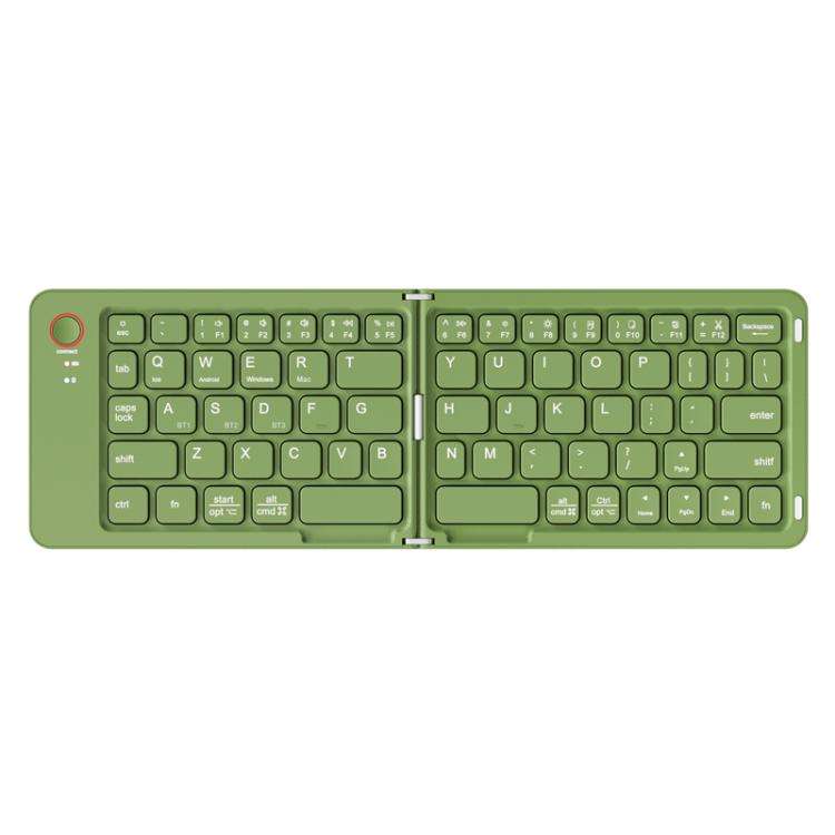 B023 Two Folding Portable Mini Wireless Bluetooth Keyboard Cell Phone Laptop Notebook Office Keyb...