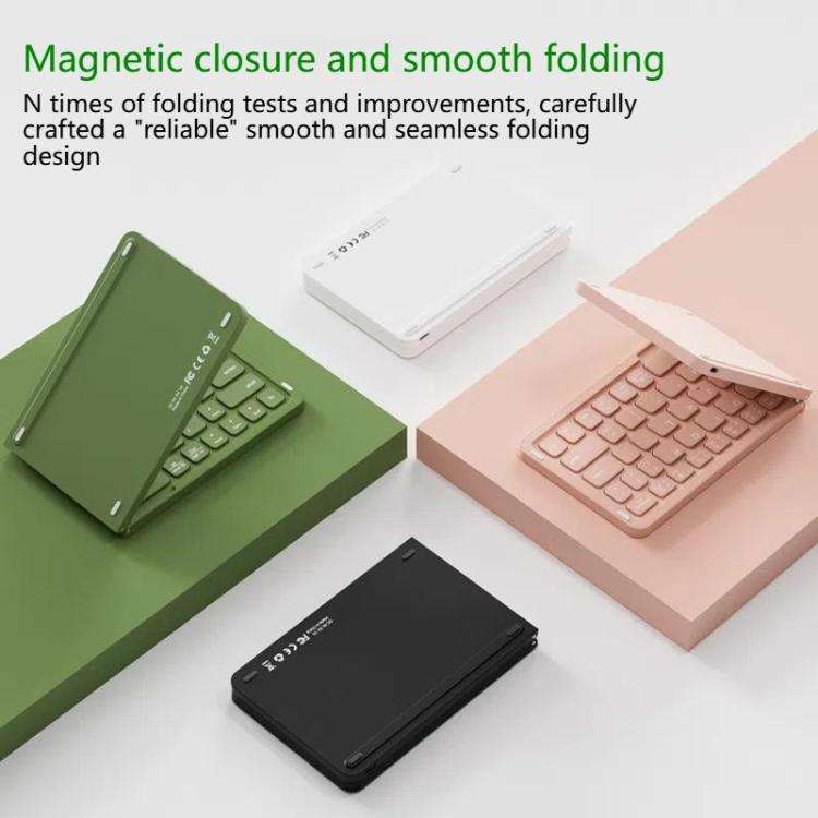 B023 Two Folding Portable Mini Wireless Bluetooth Keyboard Cell Phone Laptop Notebook Office Keyb...