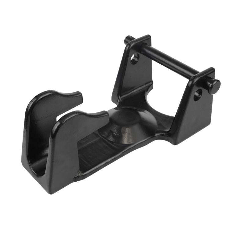 Coupler Gooseneck Hitch Trailer Lock For Heavy Trailer Transporter RV, Color: Black Without Lock