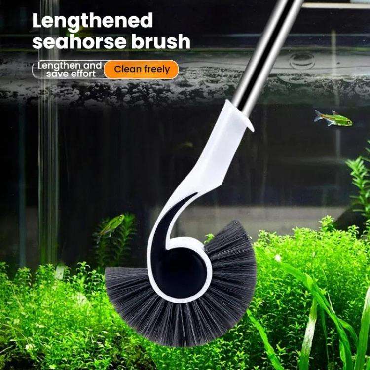 157cm Fish Tank Brush Long Handle Cleaning Algae Removal Tool Inner Wall Cleaning Fish Tank Brush