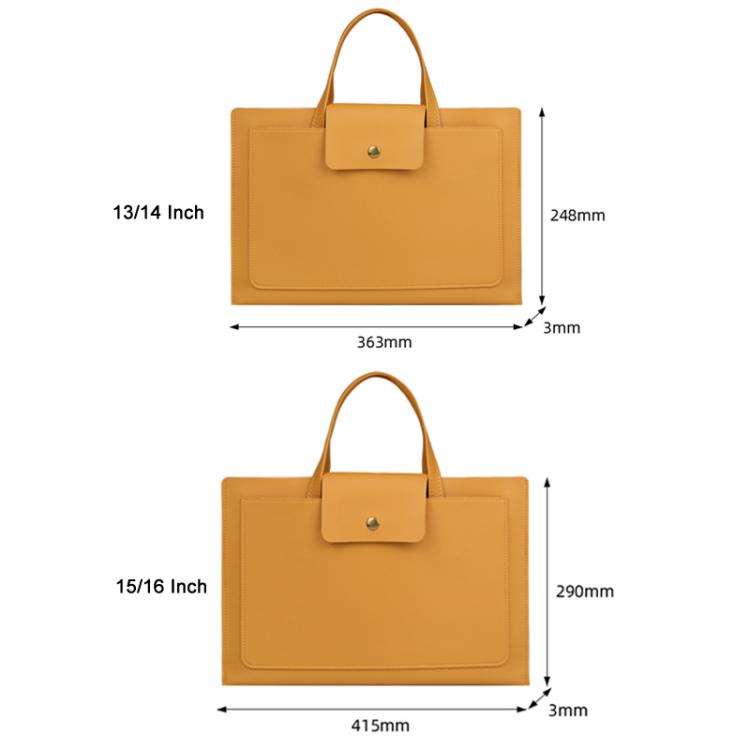 Laptop Computer Handbag For Ipad Macbook Lenovo Huawei Computer Inner Bag Briefcase, Spec: 15/16 ...
