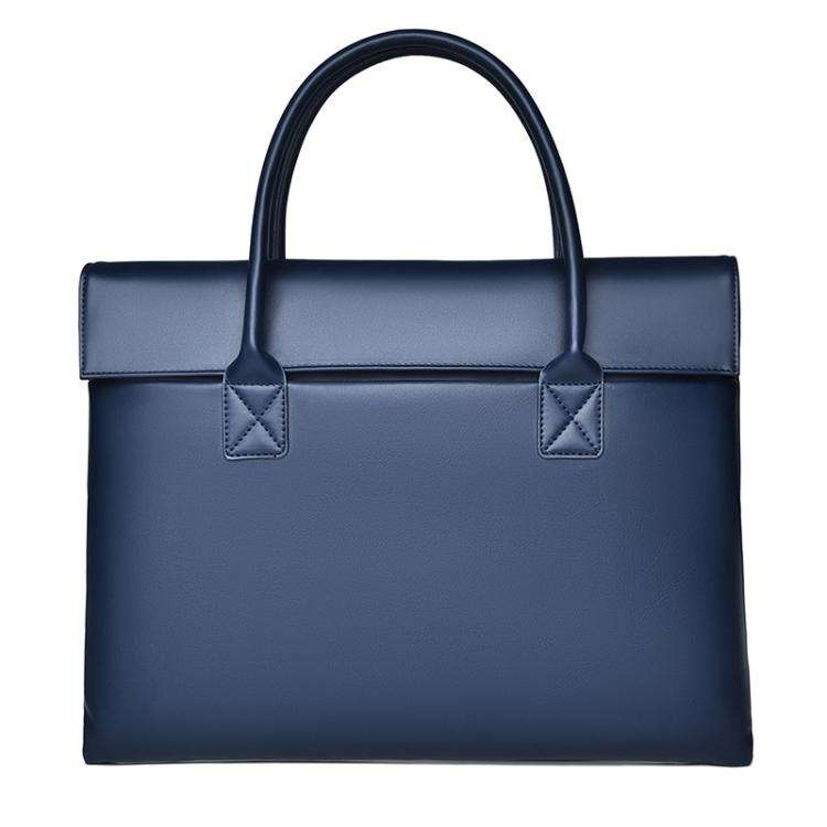 14 inch Laptop Bag Lightweight Laptop Bag Business Simple Handheld Briefcase(Blue)