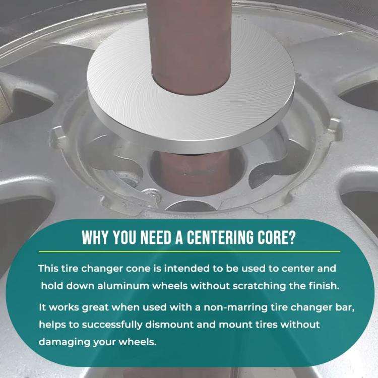Manual Tire Changing Centering Cone Port Freight Truck Disassembler Tool, Size: Large(Silver)