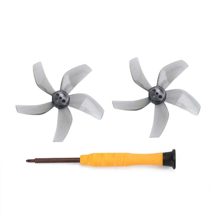 1pair For DJI Neo RCSTQ Drone 5 Blade Paddle Quick Release Replacement Blade(Gray)
