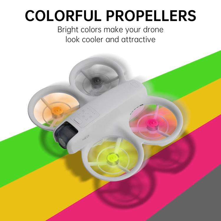1pair For DJI Neo RCSTQ Drone 5 Blade Paddle Quick Release Replacement Blade(Pink)