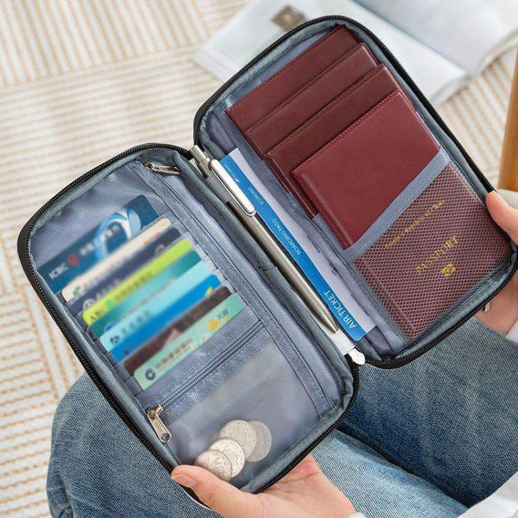 TRAVEL SEASON RFID Anti-theft Passport Clip ID Bag Waterproof Protective Case Travel Organizer Ba...
