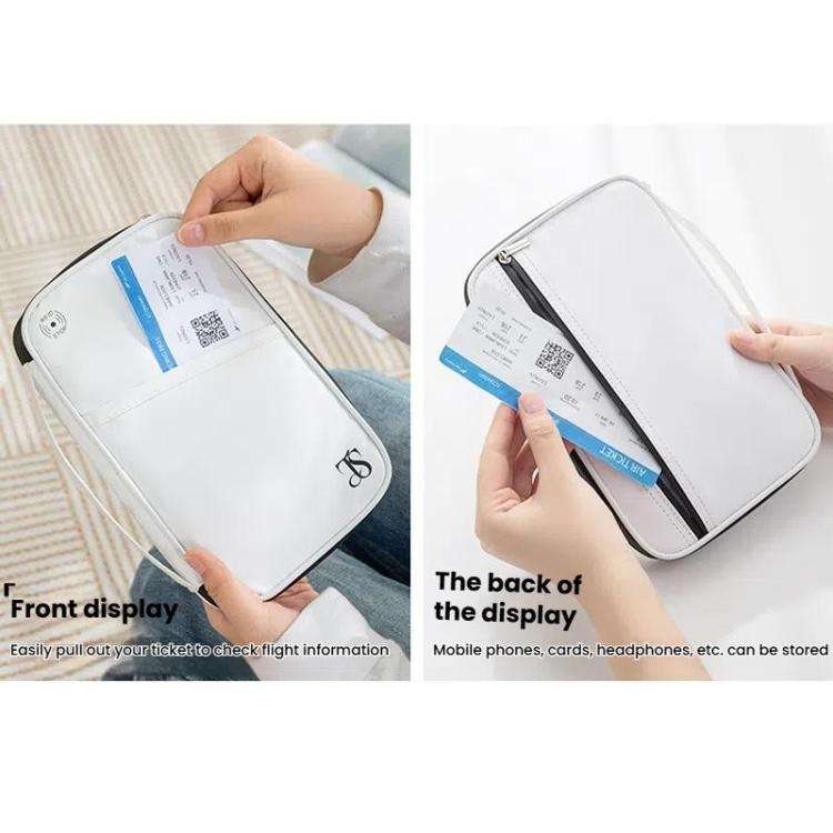 TRAVEL SEASON RFID Anti-theft Passport Clip ID Bag Waterproof Protective Case Travel Organizer Ba...