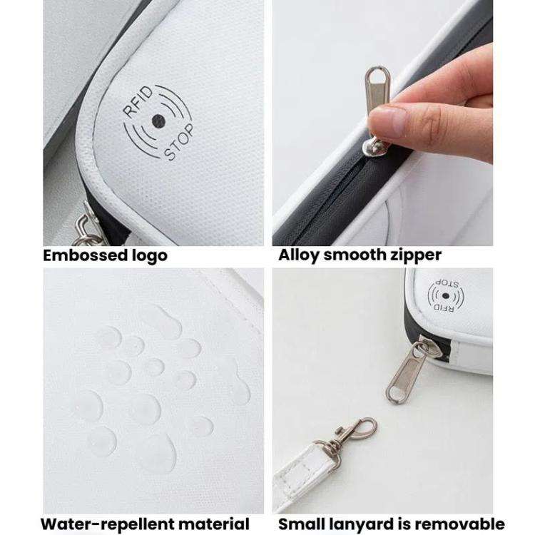 TRAVEL SEASON RFID Anti-theft Passport Clip ID Bag Waterproof Protective Case Travel Organizer Ba...