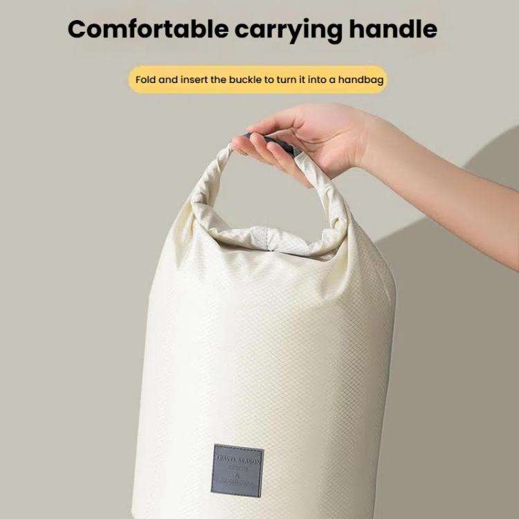 3pcs /Set Roll Mouth Travel Clothes Storage Bag Waterproof Handheld Coat Storage Compressible Dus...