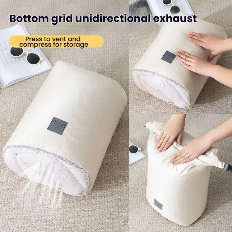 3pcs /Set Roll Mouth Travel Clothes Storage Bag Waterproof Handheld Coat Storage Compressible Dus...