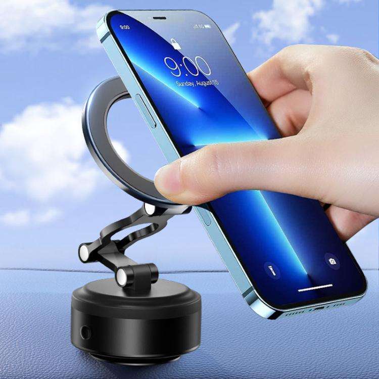 D23-2 Vehicle Vacuum Adsorption Mobile Phone Holder Folding Magnetic Dashboard Navigation Holder(...