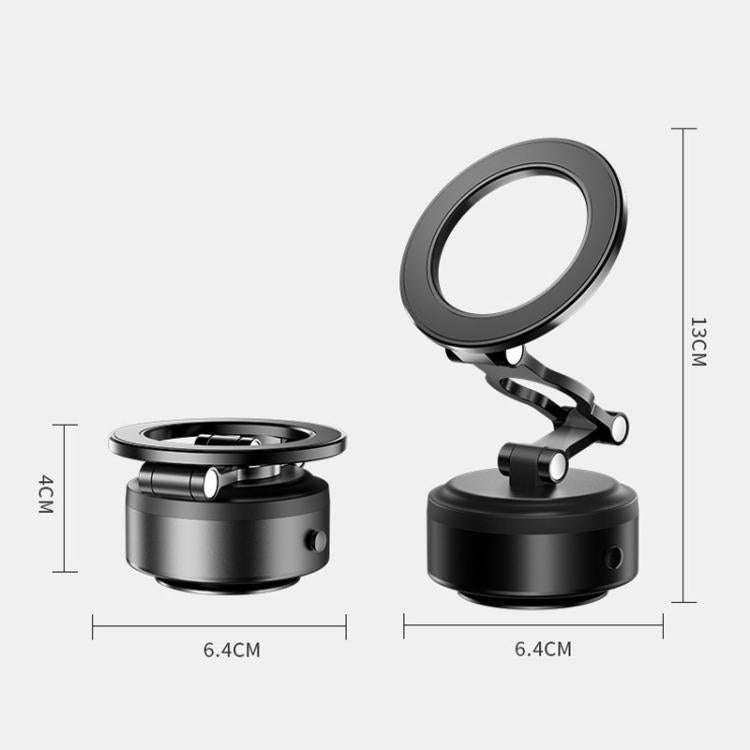 D23-2 Vehicle Vacuum Adsorption Mobile Phone Holder Folding Magnetic Dashboard Navigation Holder(...