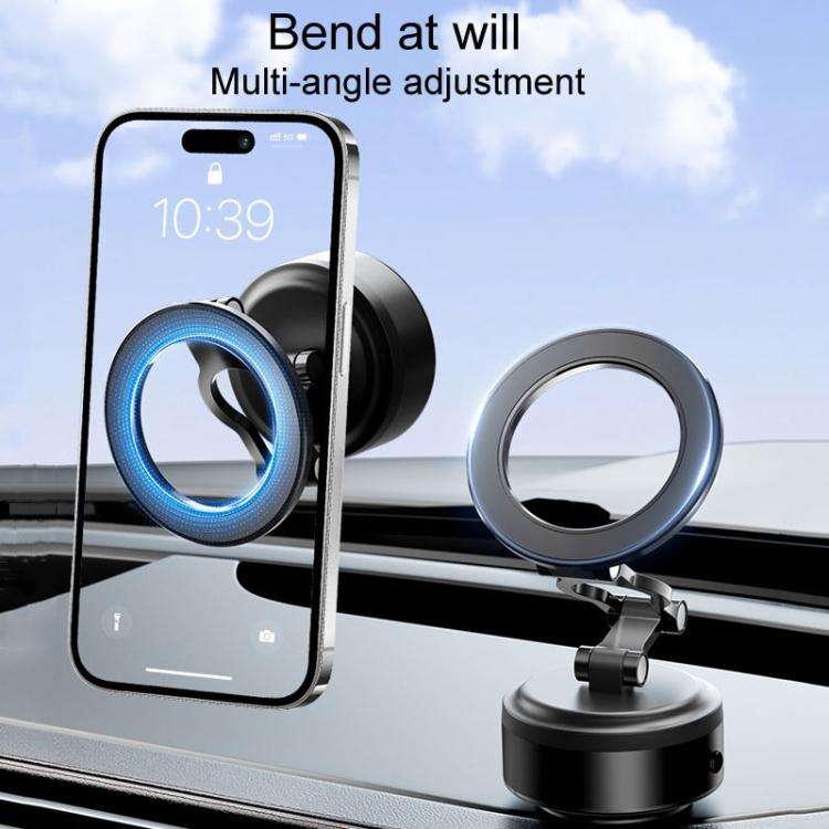 D23-2 Vehicle Vacuum Adsorption Mobile Phone Holder Folding Magnetic Dashboard Navigation Holder(...