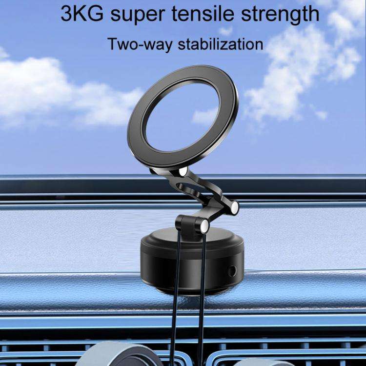 D23-2 Vehicle Vacuum Adsorption Mobile Phone Holder Folding Magnetic Dashboard Navigation Holder(...