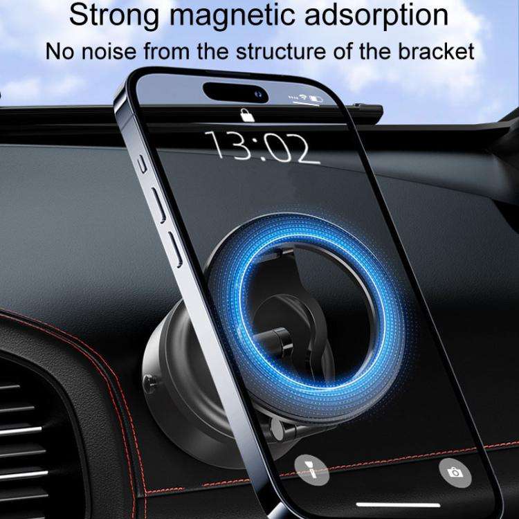D23-2 Vehicle Vacuum Adsorption Mobile Phone Holder Folding Magnetic Dashboard Navigation Holder(...