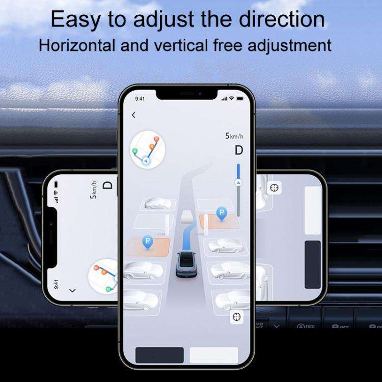 D23-2 Vehicle Vacuum Adsorption Mobile Phone Holder Folding Magnetic Dashboard Navigation Holder(...