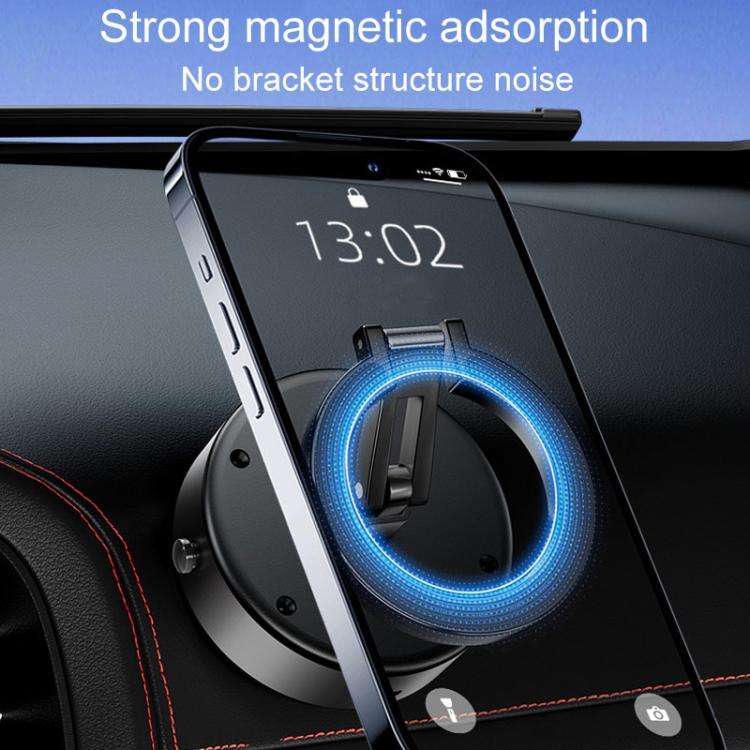 M17 Electrical Suction Cup Mobile Phone Car Holder Folding Rotating Magnetic Suction Navigation S...