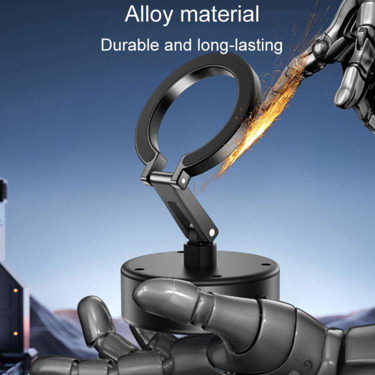M17 Electrical Suction Cup Mobile Phone Car Holder Folding Rotating Magnetic Suction Navigation S...