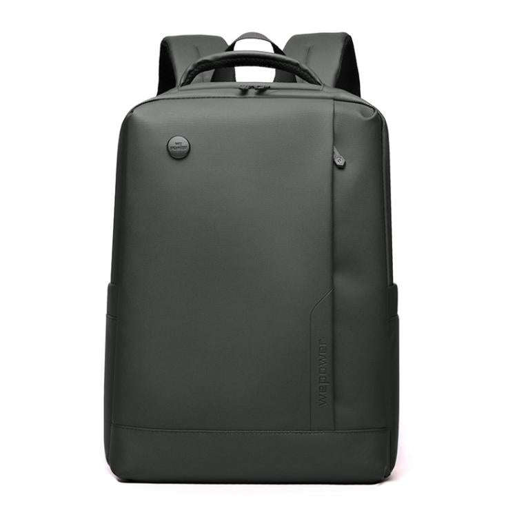 WEPOEWR Men 14-inch Laptop Backpack Waterproof Large Capacity Business Commuter backpack(Gray)
