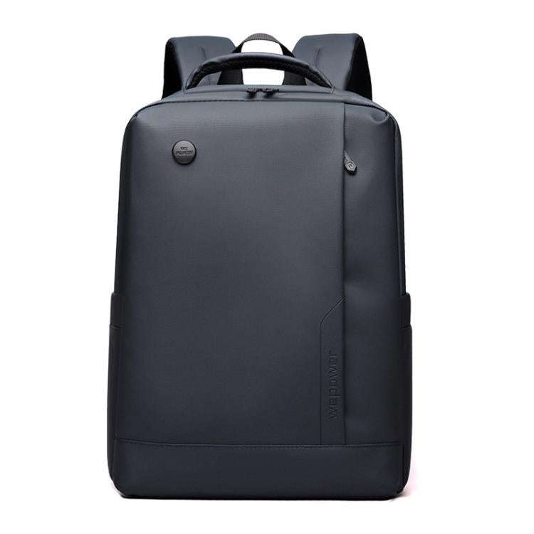 WEPOEWR Men 14-inch Laptop Backpack Waterproof Large Capacity Business Commuter backpack(Deep Blue)