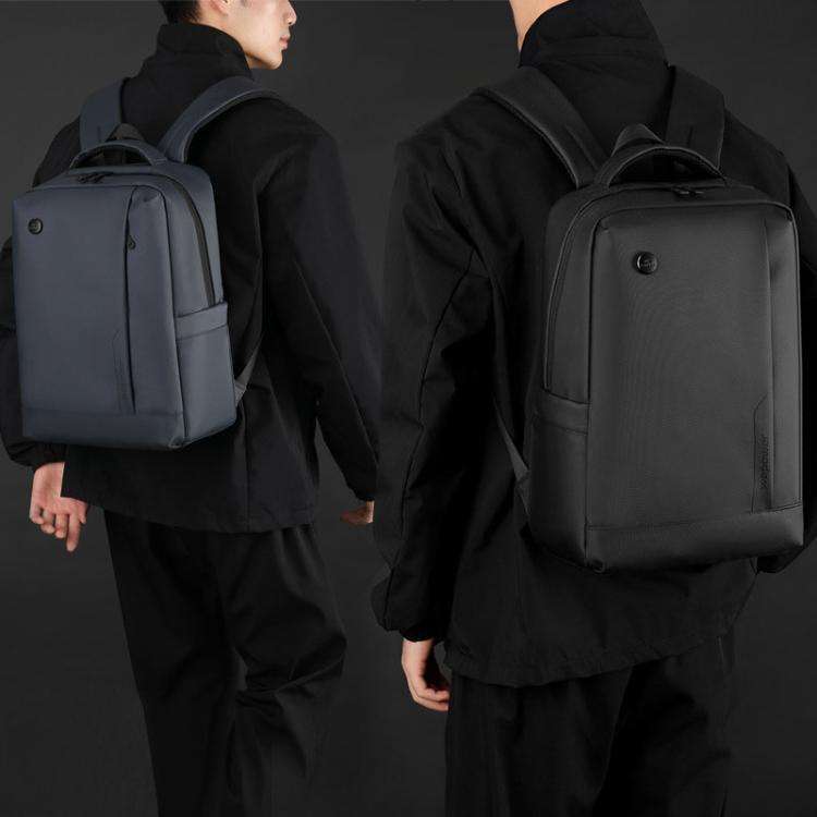WEPOEWR Men 14-inch Laptop Backpack Waterproof Large Capacity Business Commuter backpack(Black)