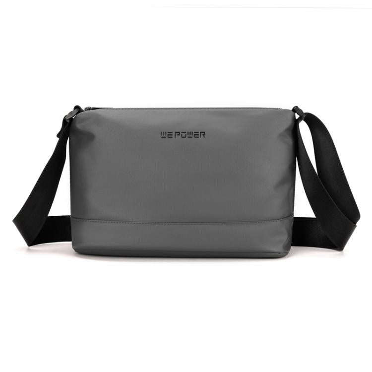WEPOWER Simple Shoulder Bag For Men Light Casual Commuter Messenger Pack(Gray)