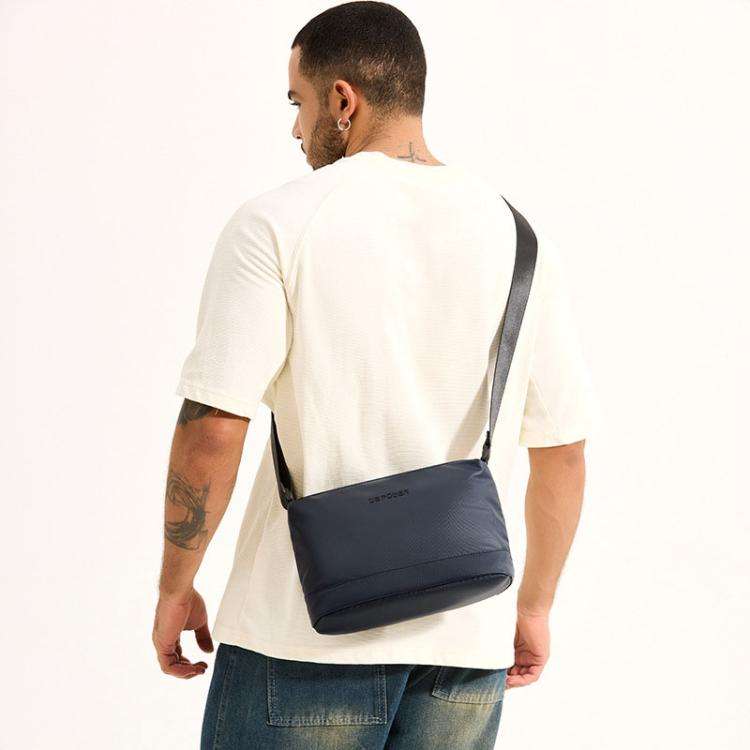 WEPOWER Simple Shoulder Bag For Men Light Casual Commuter Messenger Pack(Army Green)