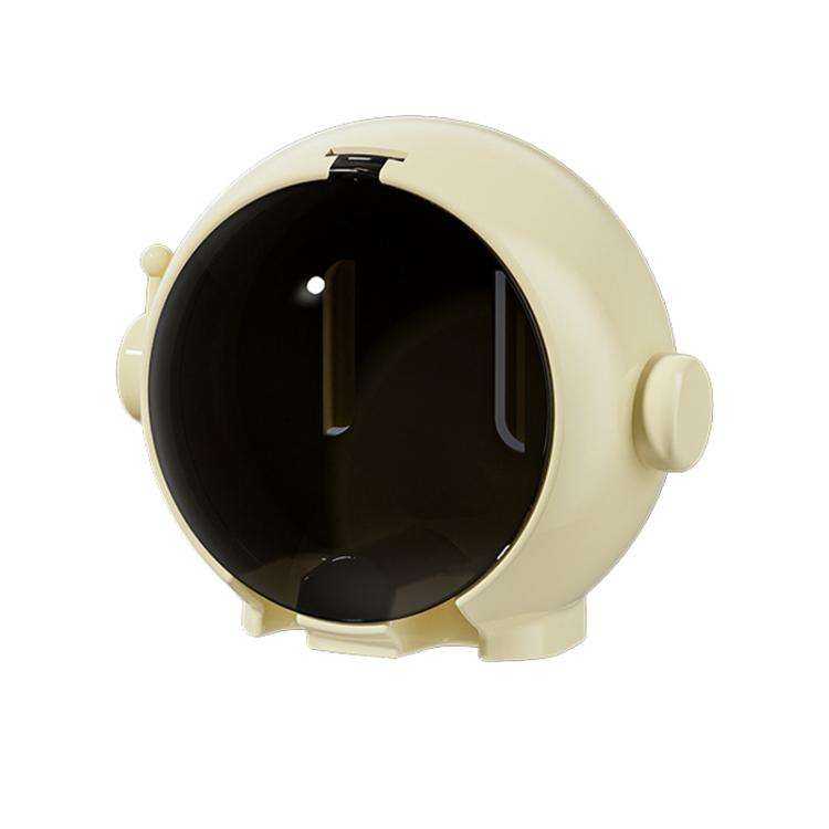 Cartoon Wall-mounted Hole-free Bathroom Shelf Home Electrical Toothbrush Hanging Holder(Yellow)