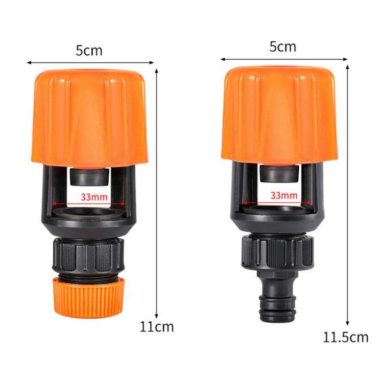 Universal Faucet Garden Hose Connector Basin Faucet Connector Adapter, Spec: Green Quick-connect