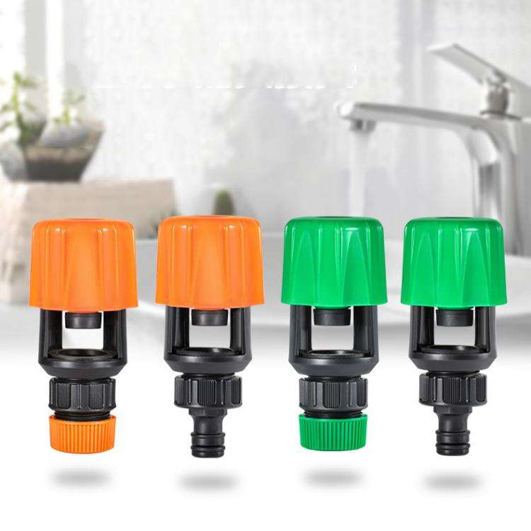 Universal Faucet Garden Hose Connector Basin Faucet Connector Adapter, Spec: Orange Quick-connect