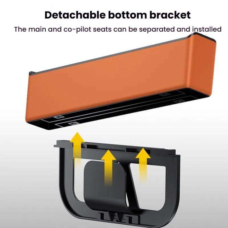 Car Seat Seam Storage Box Universal Car Seam Organizer Auto Accessories(White)