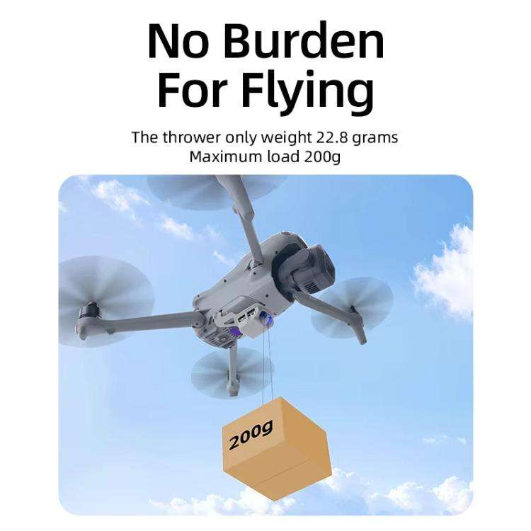 For DJI Air 3S RCSTQ Drone Air Thrower Transport Device(Thrower+Binding Line)