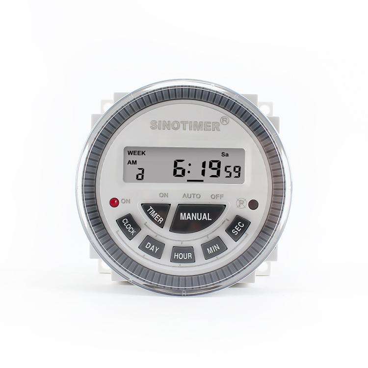 SINOTIMER TM-619sH-4 12VDC 10A Digital 7-Day Timer Switch Second Control Timer